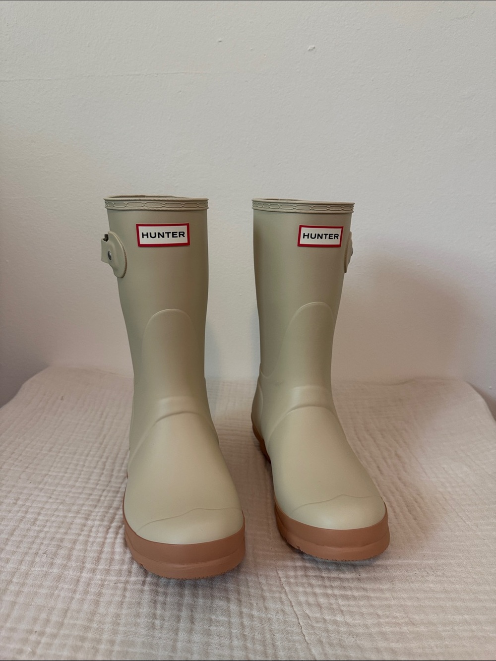 Hunter Cream Rain Boot - Picture 2 of 7
